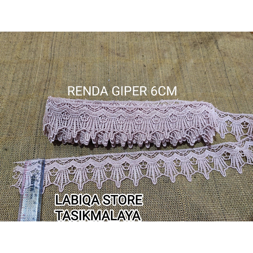 RENDA GIPER 6CM MOTIF 5