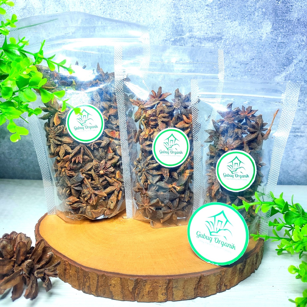

Gubug Organik - Pekak / Bunga Lawang / Star Anise / Rempah / JSR 100%