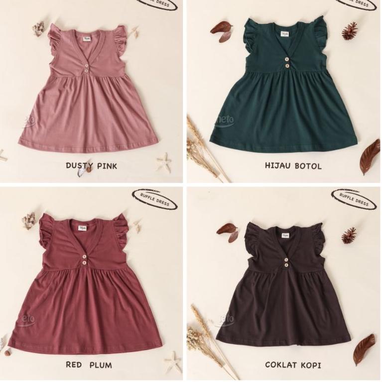 [BRK.18Oc22o] Baju bayi perempuan baru lahir Dress bayi newborn 1 set dress bayi 0 6 bulan