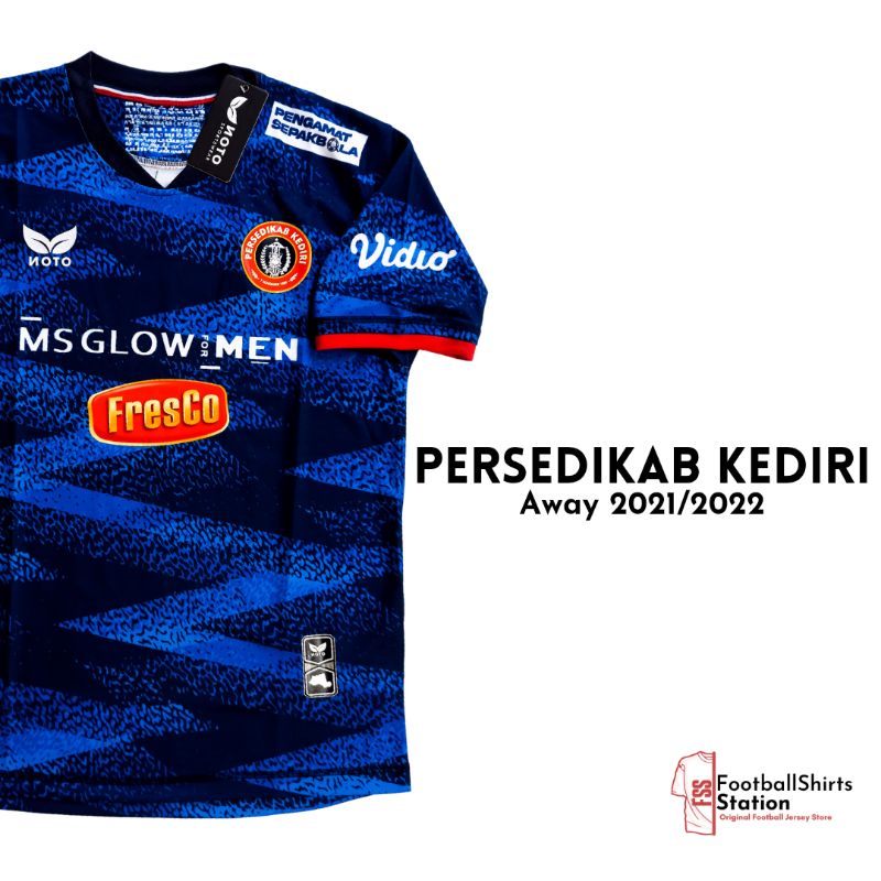 Jersey Persedikab Kediri Away Supporter Version Original Noto