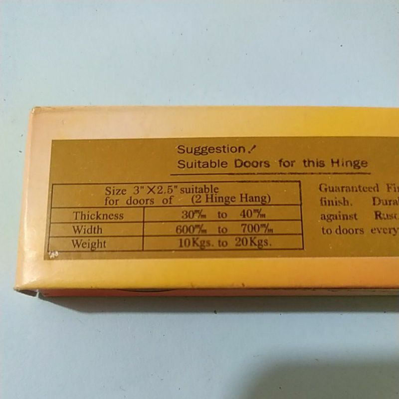 engsel pintu jendela,engsel nylon LKC 3 inchi gold. harga per pasang