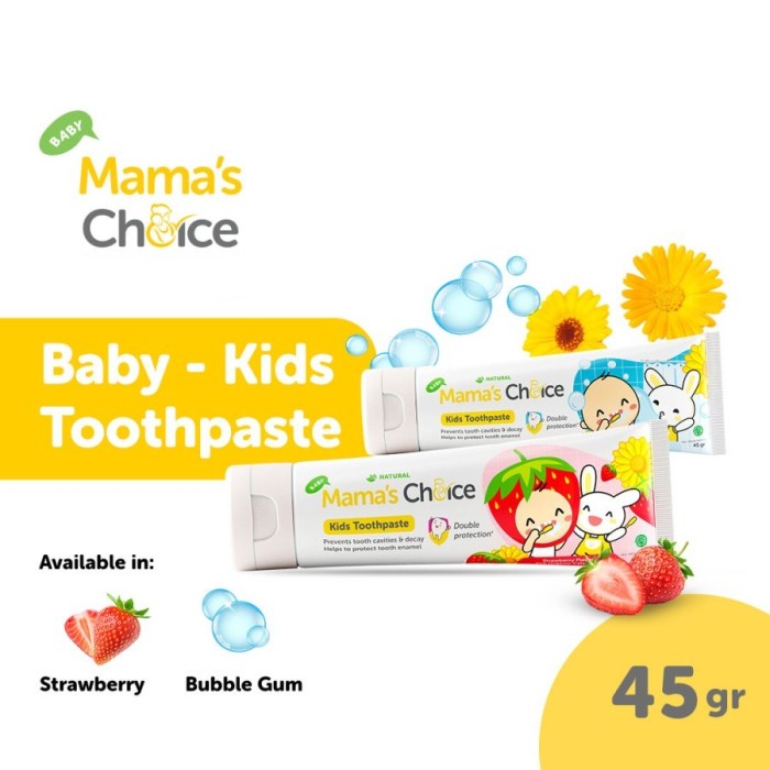 MAMA'S CHOICE Baby Kids Toothpaste Pasta Gigi Bayi &amp; Anak Tooth Paste