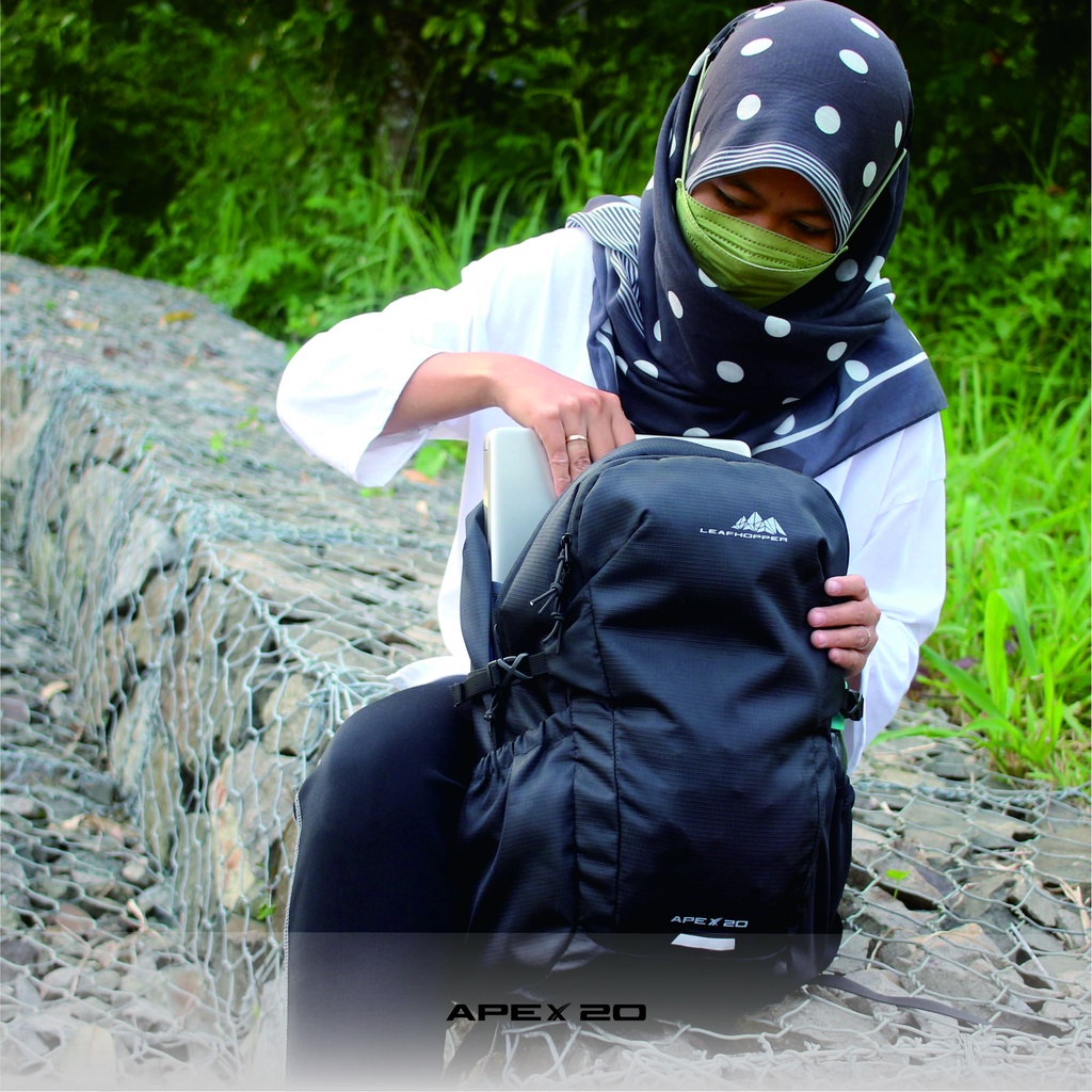 Tas Punggung Pria dan Wanita Leafhopper APEX 20L Slot Laptop Original