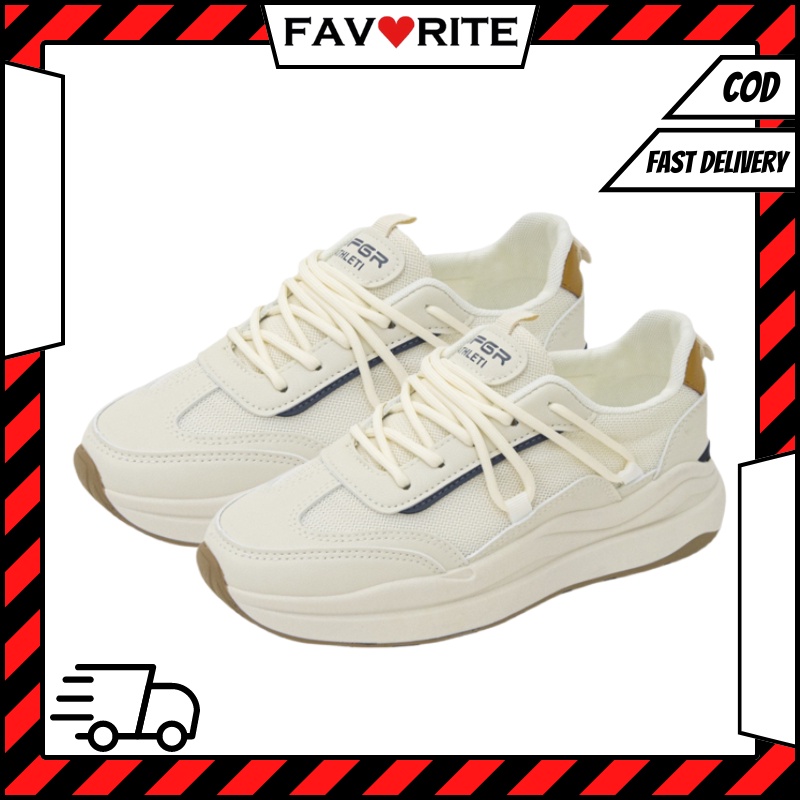 Favorite &quot;FREE BOX&quot; Sepatu Sneakers Wanita Import Sepatu Casual Sepatu Korea 9146