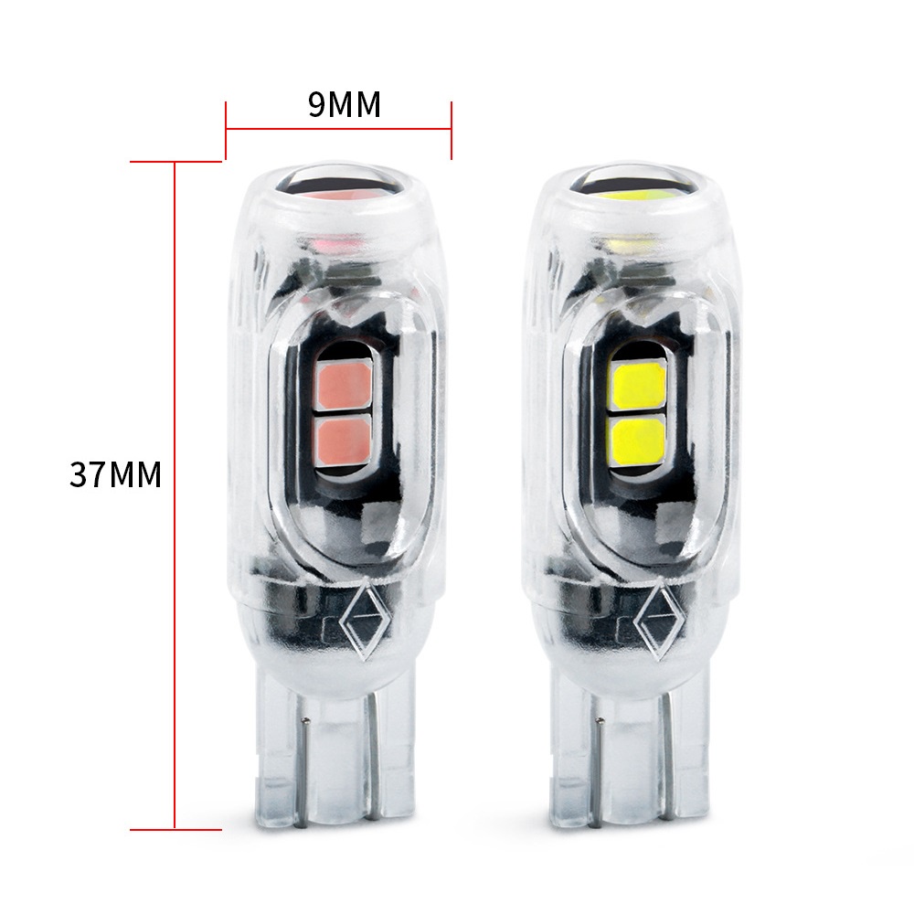 Lampu LED Mundur Senja Sein T10 5 SMD 3030 Titik Mata Sen Rem Canbus W16W Motor Mobil