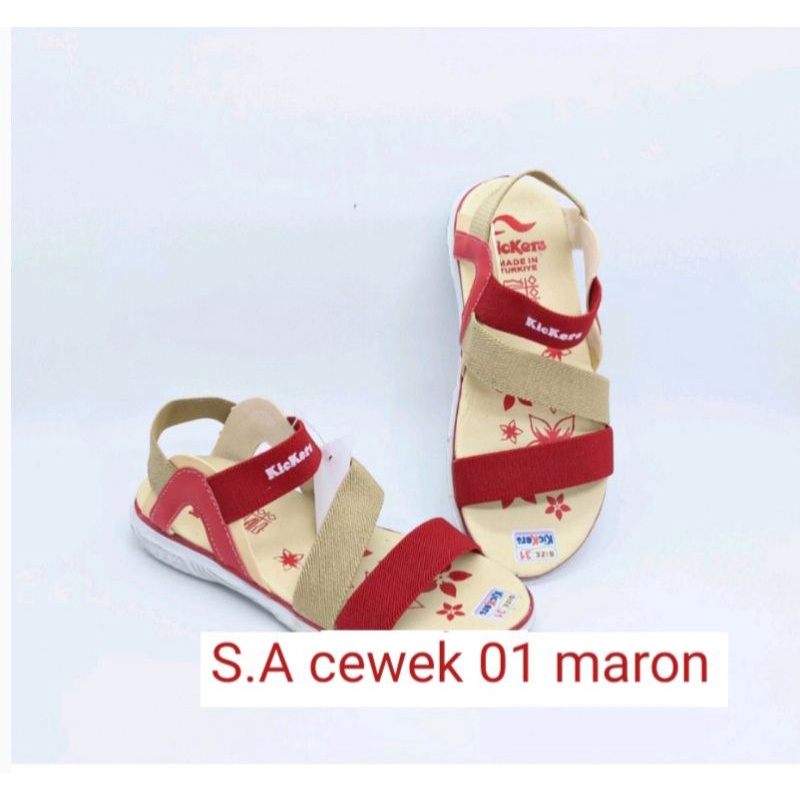 sandal anak cewek kickers 26-35 murah berkualitas sendal anak sandal anak remaja sepatu sandal anak 