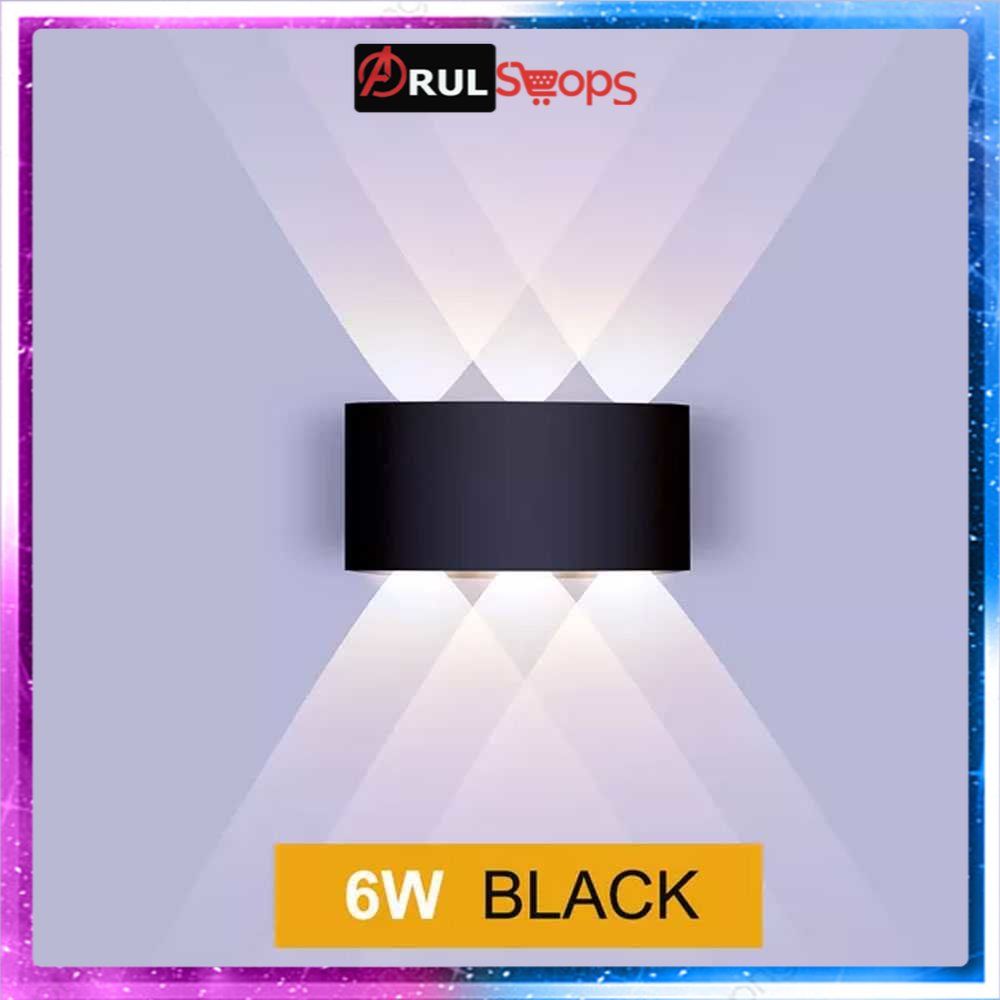 ARS - MARPOU Lampu Hias Dinding LED Aluminium 6W 6 LED Cool White - 366-6