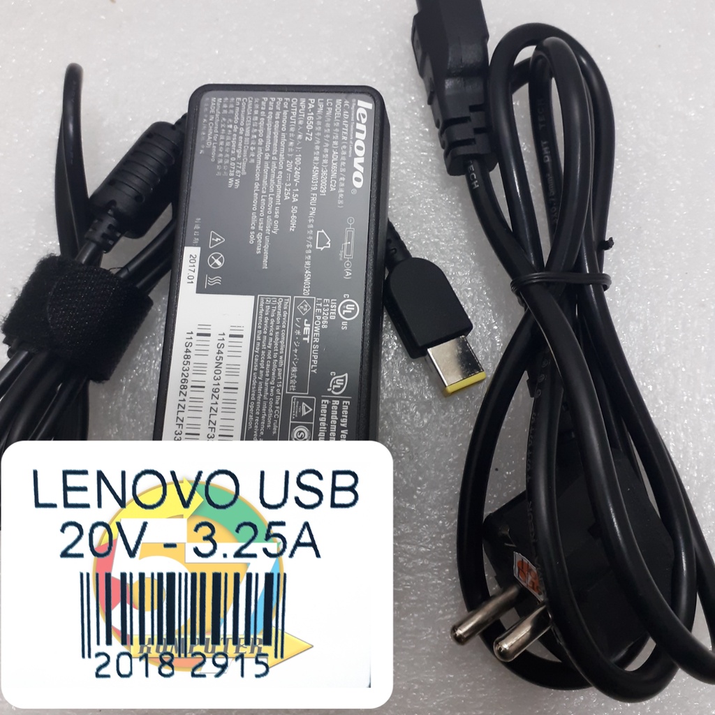 Charger Adaptor Laptop Notebook Lenovo Series ThinkPad S230 S230U S431 S440