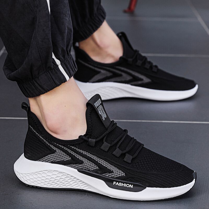 Sepatu Sneakers import trendy casual running pria