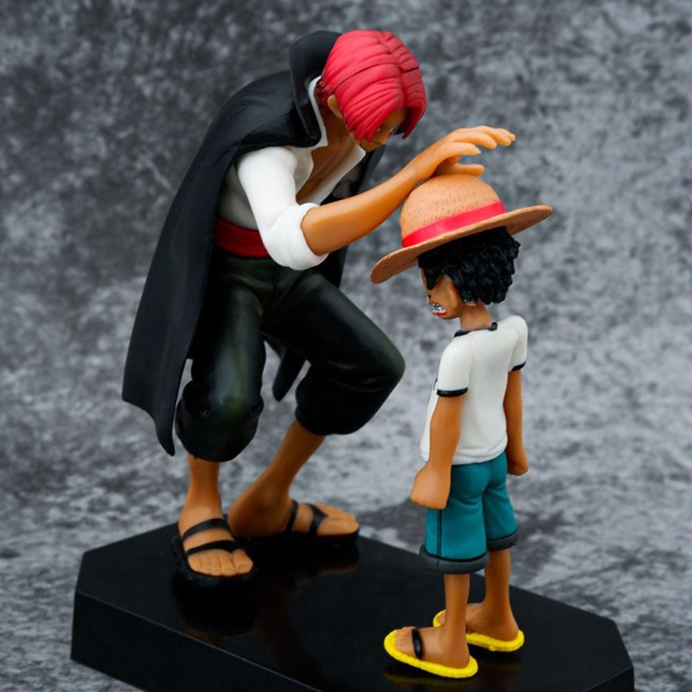 Lanfy Monkey D Luffy Model Desk Decor Anak Kartun Anime Koleksi Mainan Alat Peraga Dekorasi Rumah Model Figure Luffy