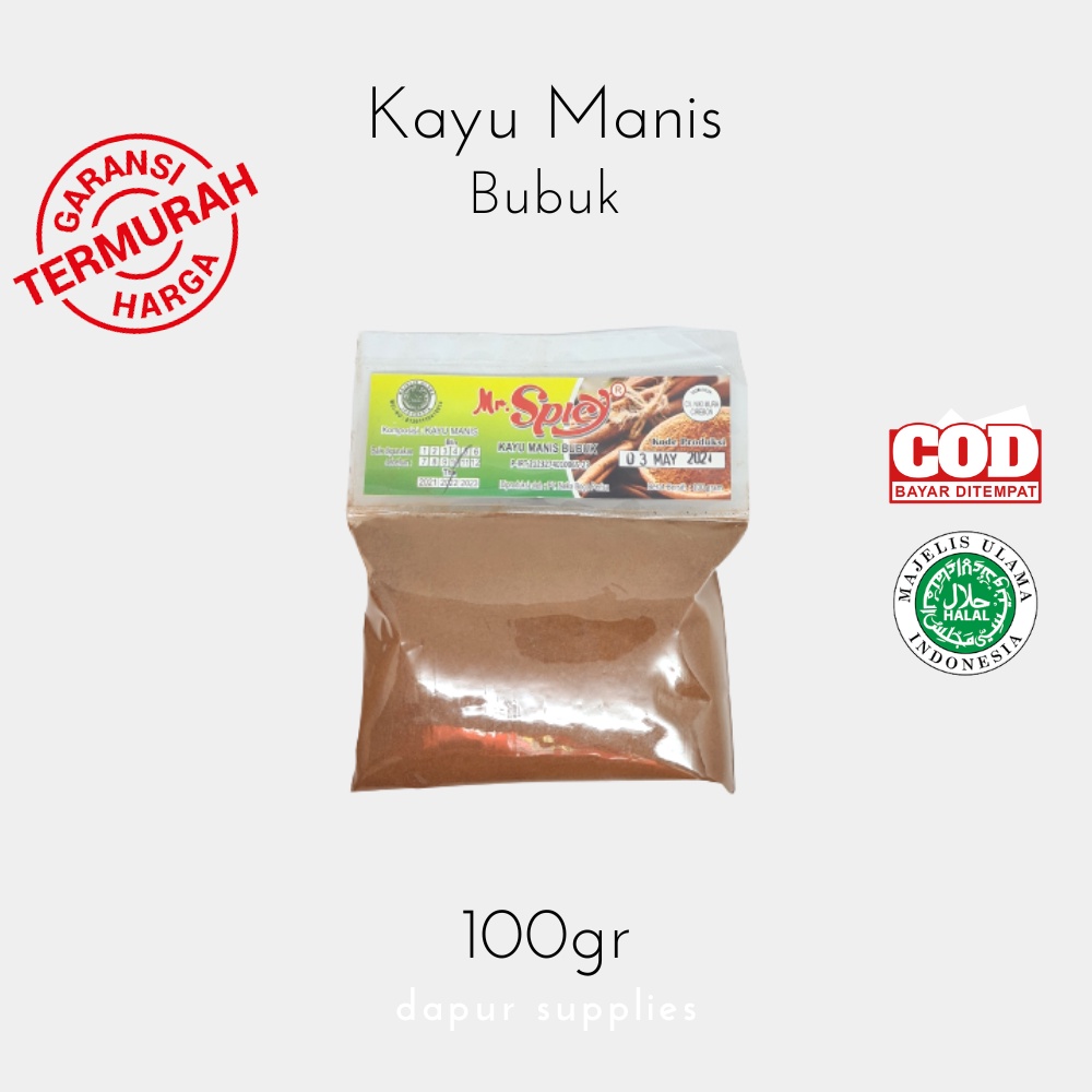 Bubuk Kayu Manis / Cinammon Powder – Mr Spicy 100g
