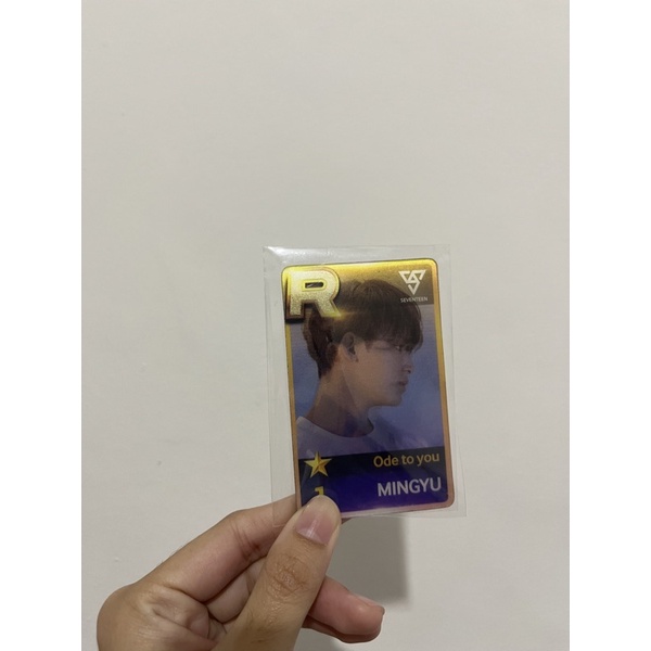 R CARD BROADCAST PHOTOCARD PC GONGBANG GB MINGYU SEVENTEEN ODE TO YOU OTY SPECIAL BC PC