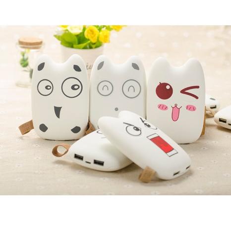 Mega Max--POWERBANK KARAKTER UNIK PB EMOJI LUCU IMUT ANDROID TOTORO MURAH