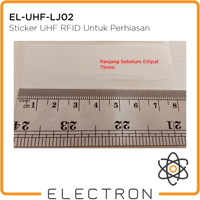 EL-UHF-LJ02 UHF RFID Tag Jewelry Label Sticker NXP UCODE 7 Perhiasan