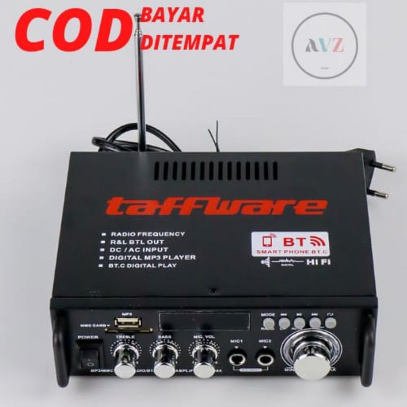 Amplifier Bluetooth Subwoofer - Ampli Bluetooth - Amplifier Mobil Bluetooth 600W