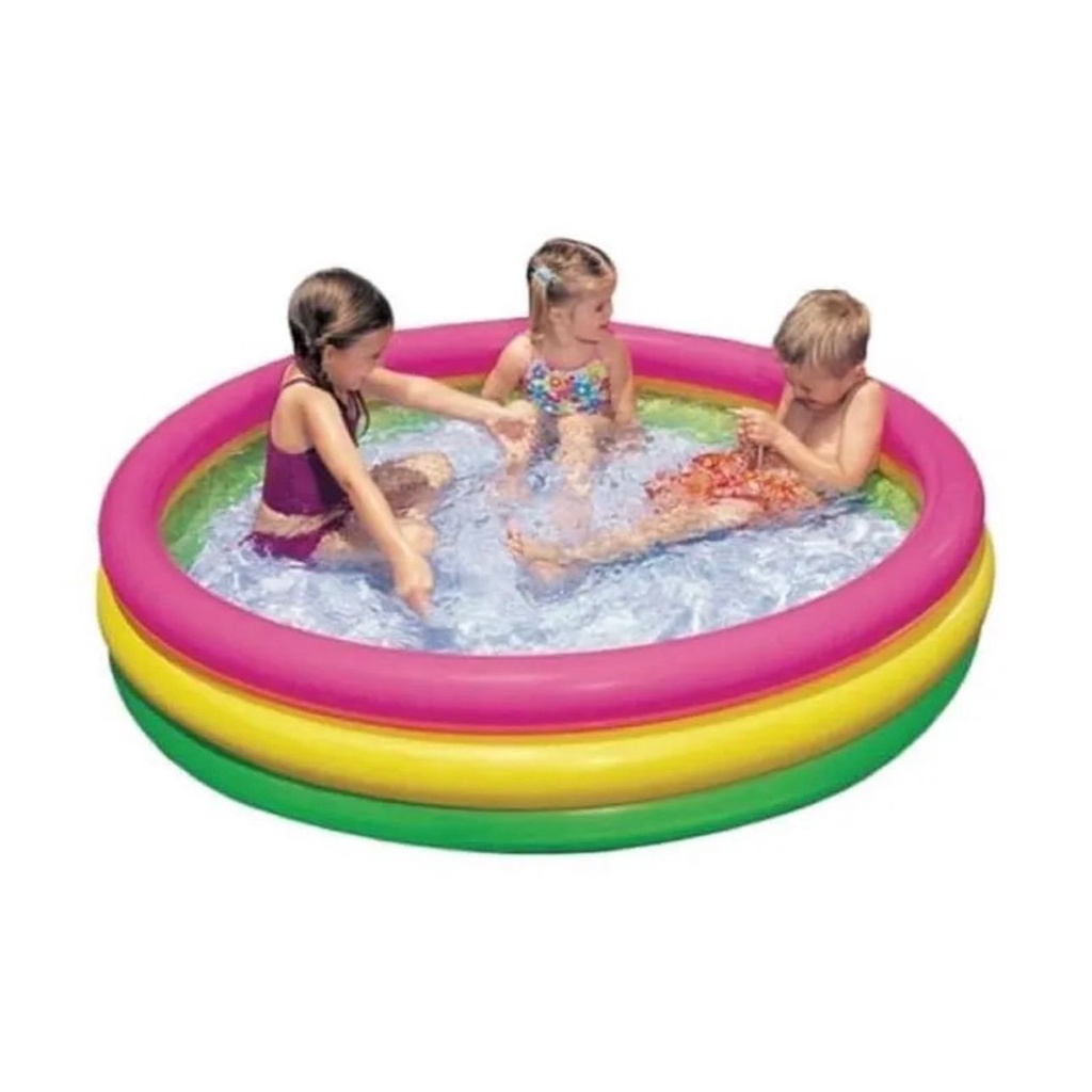 Kolam bola karet besar/kolam renang portable/ intex original pelangi