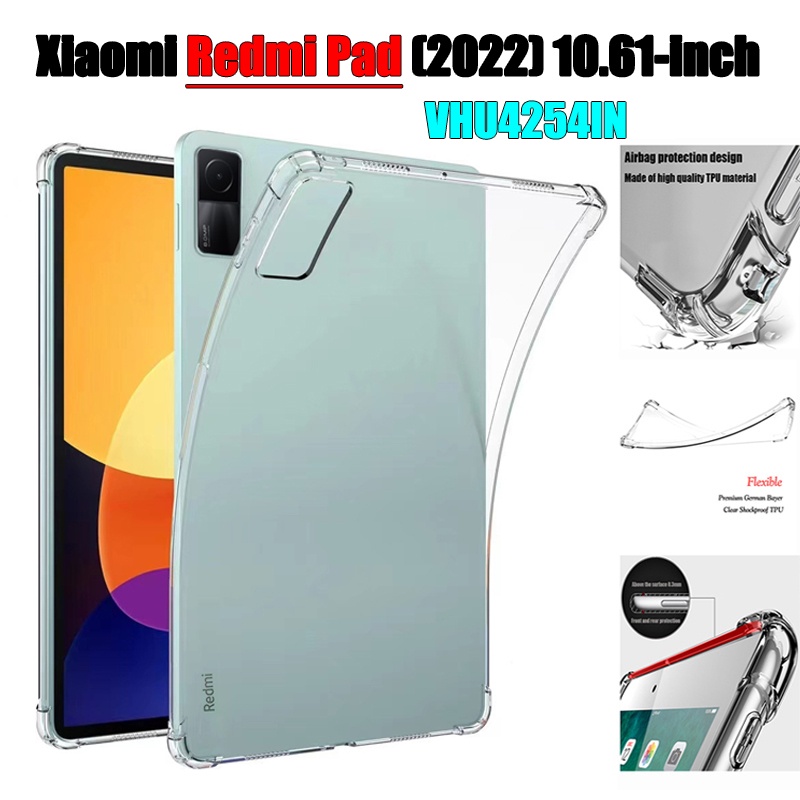 Soft Case TPU Transparan Anti Jatuh Shockproof Cover Xiaomi Redmi Pad (2022) 10.61 &quot;VHU4254IN 5G