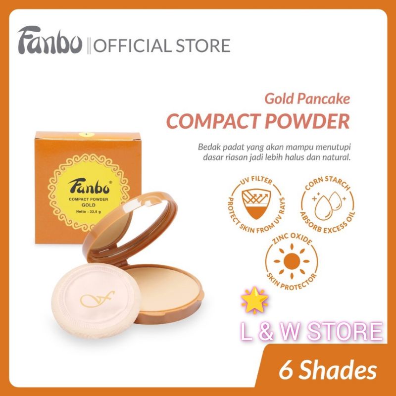 Fanbo Gold Pancake Compact Powder