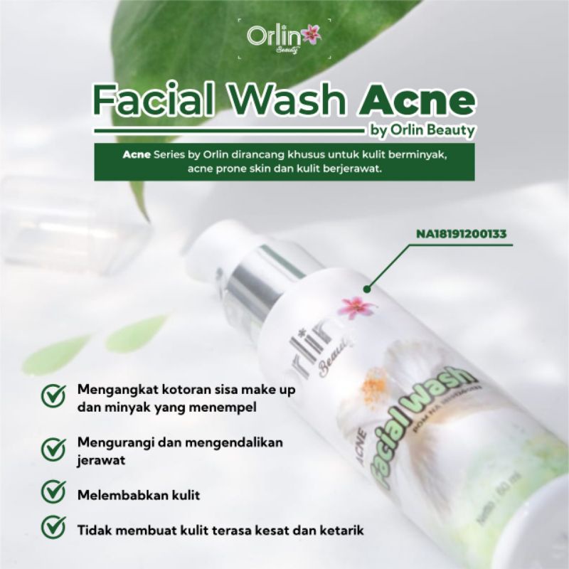 facial wash ACNE NEW/AMAN BUMIL BUSUI/Orlin beauty