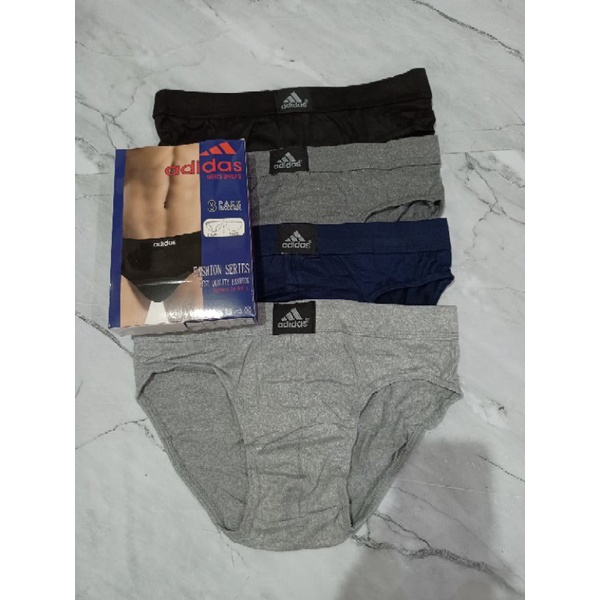 promo 3 pcs celana boxer pria /celana dalam sport