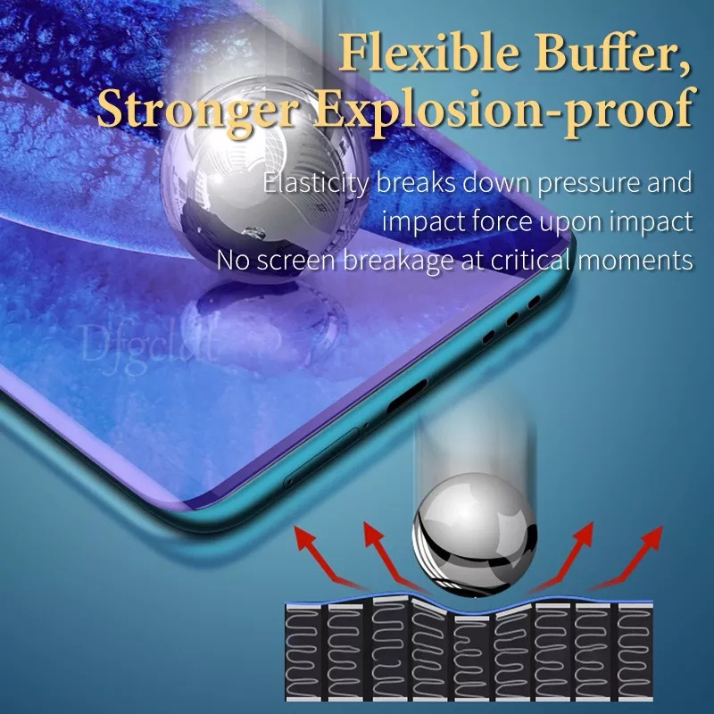 CUSTOM Hydrogel Anti blue eye protection Anti Gores Screen Guard Samsung Xiaomi Vivo oppo Infinix Tecno Semua all tipe hp smartphone
