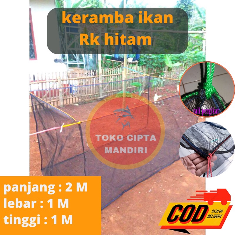 keramba ikan keramba ikan kecil keramba larva 2x1x1 M