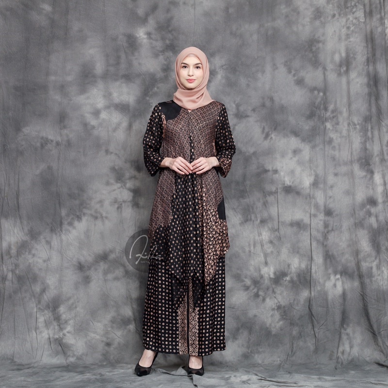 Aira Batik_ LUBNA TUNIK KEBAYA ROK SPAN/LILIT( BAHAN VISCOSE )