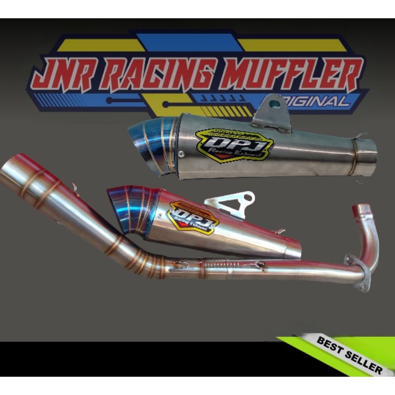 Knalpot Engker Engker Dpj Ujung Biru Type kompetisi jupiter vega supra lama smash suprax125 shogun k