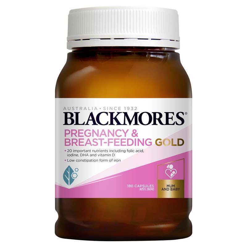 Blackmores Pregnancy &amp; Breast-Feeding GOLD, 180 caps