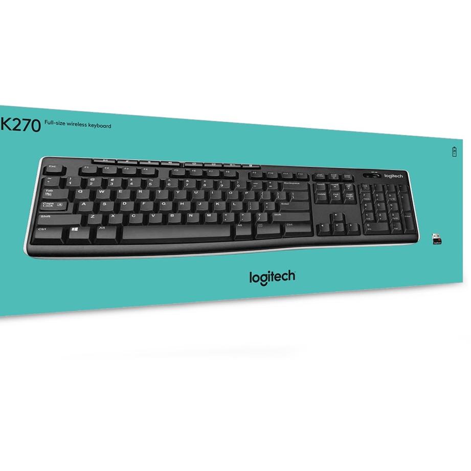 Jual Ekslusif disini--Logitech K270 Keyboard Wireless Full Size