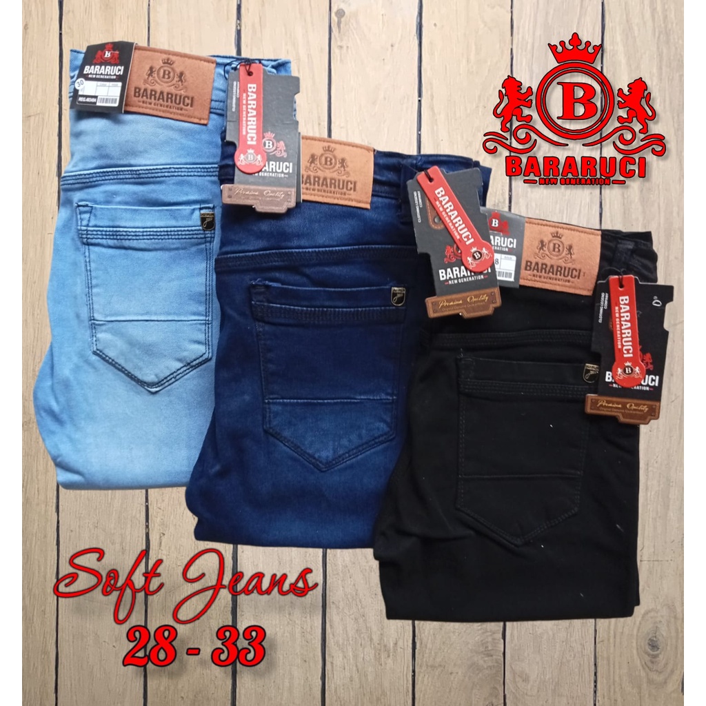 Celana Jeans Panjang Slimfit Pensil Original Bararuci Pemium Size 28 Sampai 33 Model Kekinian