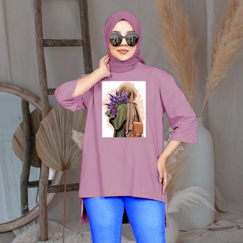 FC - TUNIK BASIC OVERSIZE WANITA HIJAB'S VARIASI 050 DTF