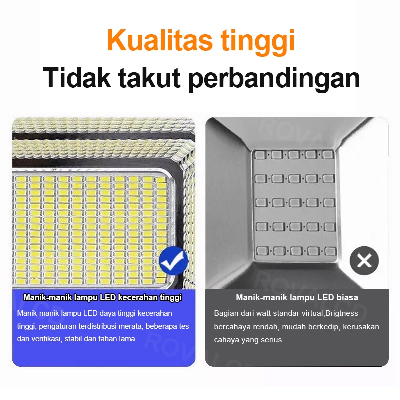 BELILCD Lampu Taman Surya LED Solar Light Outdoor Lampu Luar Ruangan Lampu Surya Lampu Tenaga Surya Jalan Tahan Air IP67 Garansi 2 tahun