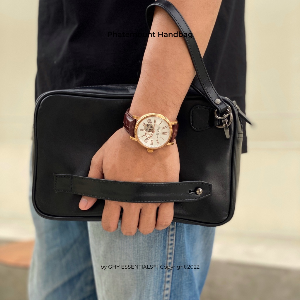 GHY ESSENTIALS Handbag | Clutch | Pouch  Bag Kulit Asli - Phatemount Handbag