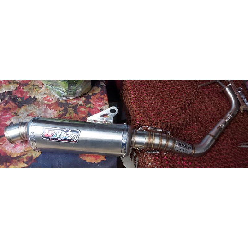 knalpot WRC Trioval type WR6 Original 100% pnp aerox old/new nmax new/old