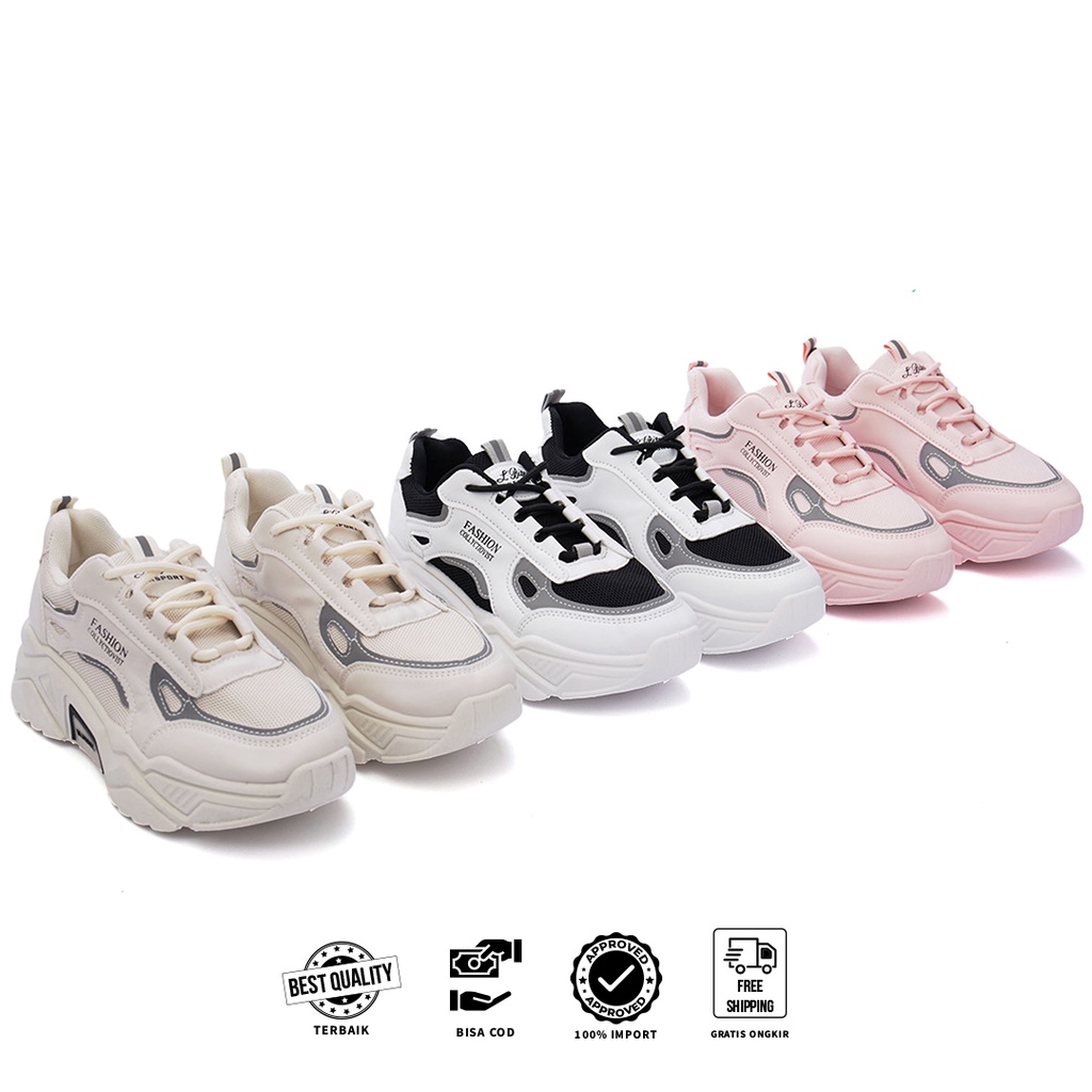 FREE KOTAK SEPATU!!! SALE!!! SEPATU SNEAKERS PAMELO FASHION IMPORT KOREA ULZZANG - 226