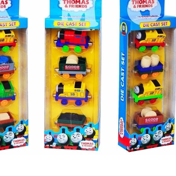 MAINAN EDUKASI ANAK LAKI-LAKI KERETA KERETAAN DIE CAST SET THOMAS - KERETA API THOMAS & FRIENDS ISI 