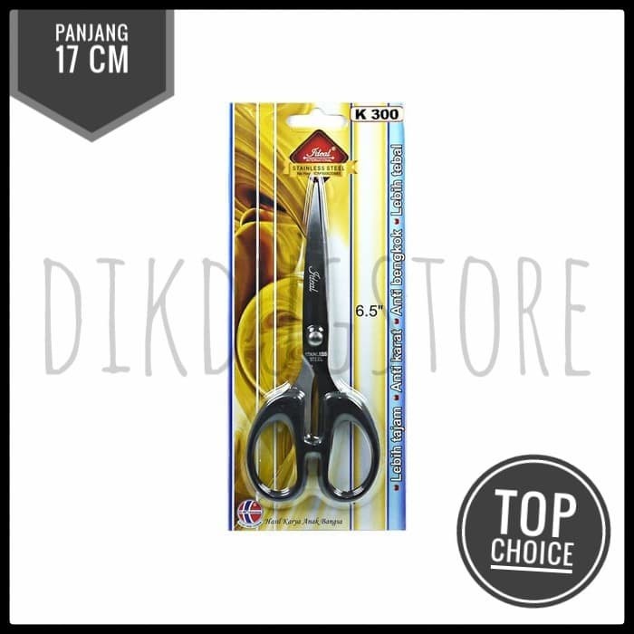 

Hemat Gunting Kertas Medium 15 Cm Stainless Steel Serbaguna Murah Ideal K300 Sale!!!