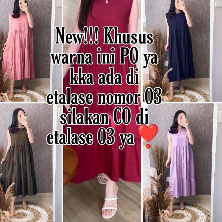 Dapatkan disini--(Bisa COD)TERLARIS INNER DRESS SLEEVELESS SIZE S M L XL INER MAXI PANJANG KUTUNG RA