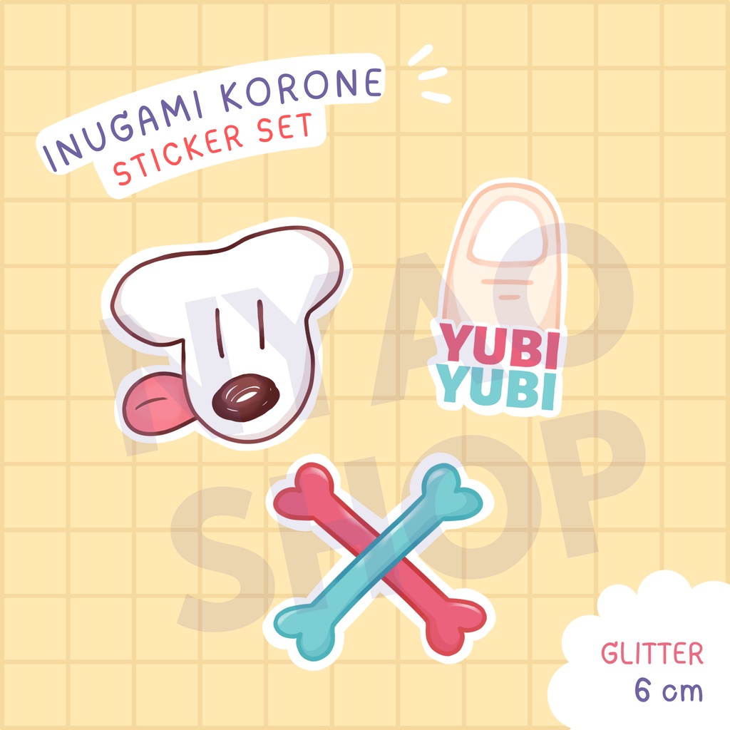 

[ Hololive ] Inugami Korone sticker set