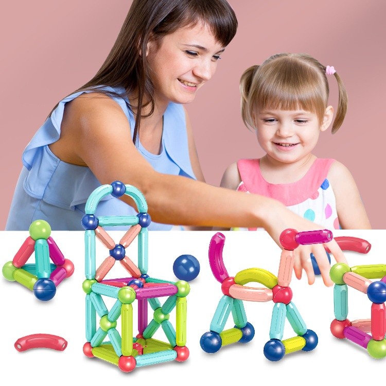 Mainan Magnetic Sticks and Balls SH397 - Mainan Edukasi