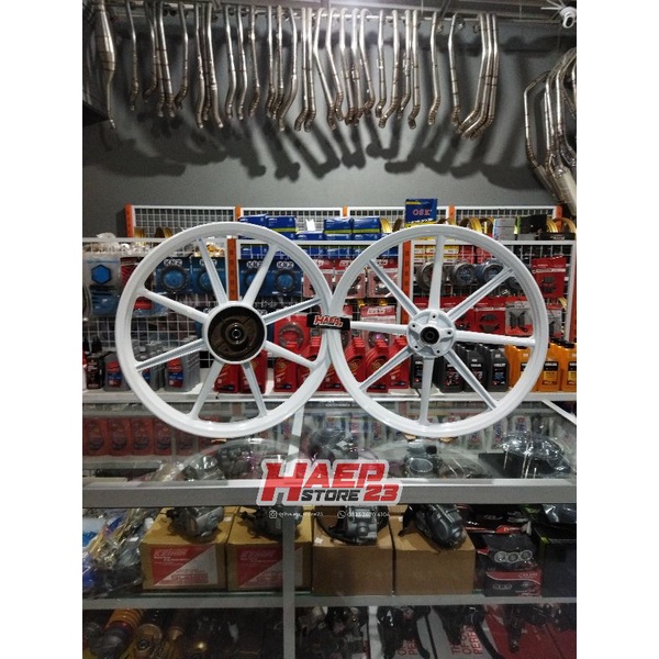 VELG PALANG 8 VROSSI WARNA PUTIH SUPRA