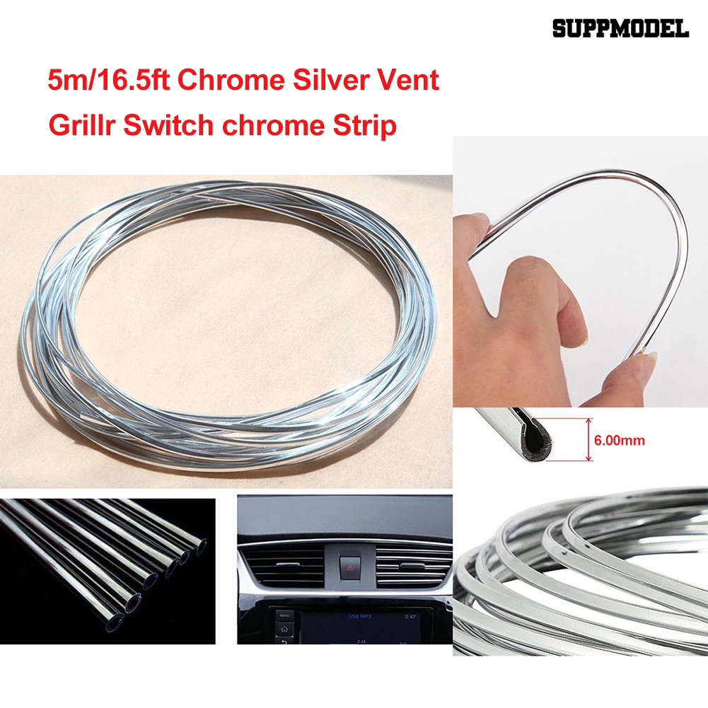 Sm - Switch Strip Krom Untuk Ventilasi Ac Mobil