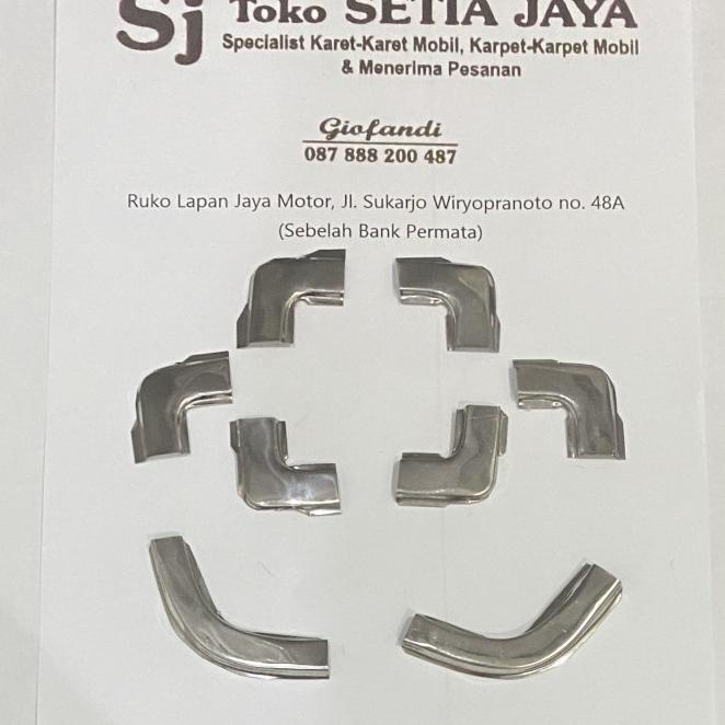List Crome Siku Karet Kaca Toyota Corolla Ke 20