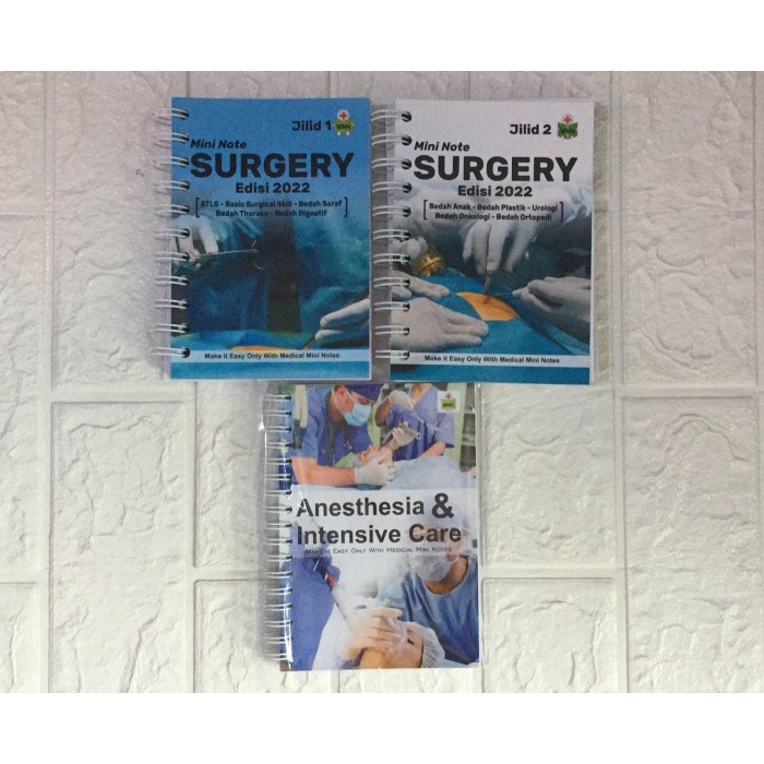 Buku Kedokteran Paket Mmn Surgery Anasthesia (Bedah Anestesi) Medial Mini Notes