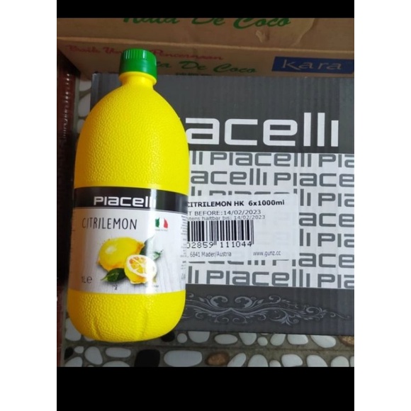 

promo beli 12 lebih murah piacelli lemon juice jus 12x1ltr bukan siracuse