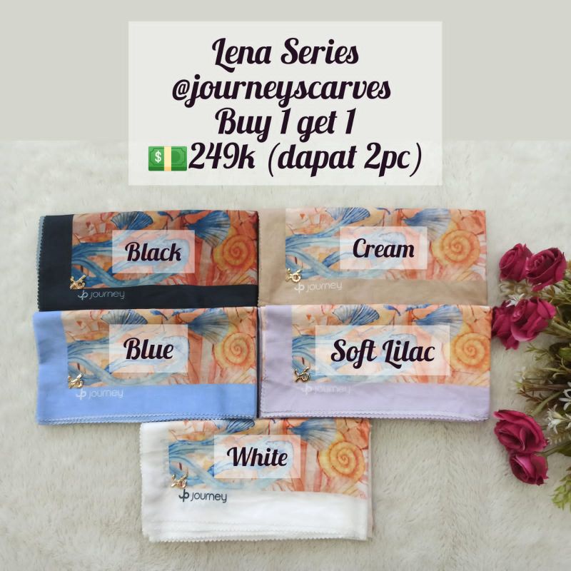 HIJAB JOURNEY LENA SERIES BUY1 GET1