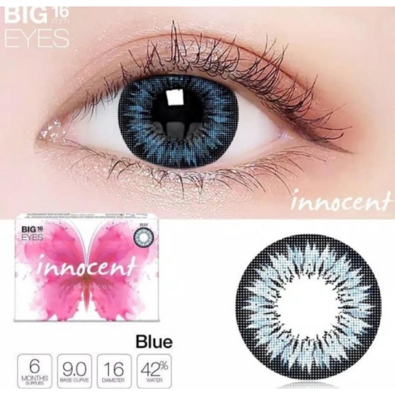 X2 Innocent Softlens Warna Normal Dan -0.50-3.00