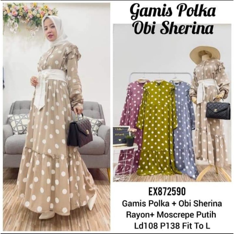 extu gamis/gamis polka/gamis premium/extu banjarmasin