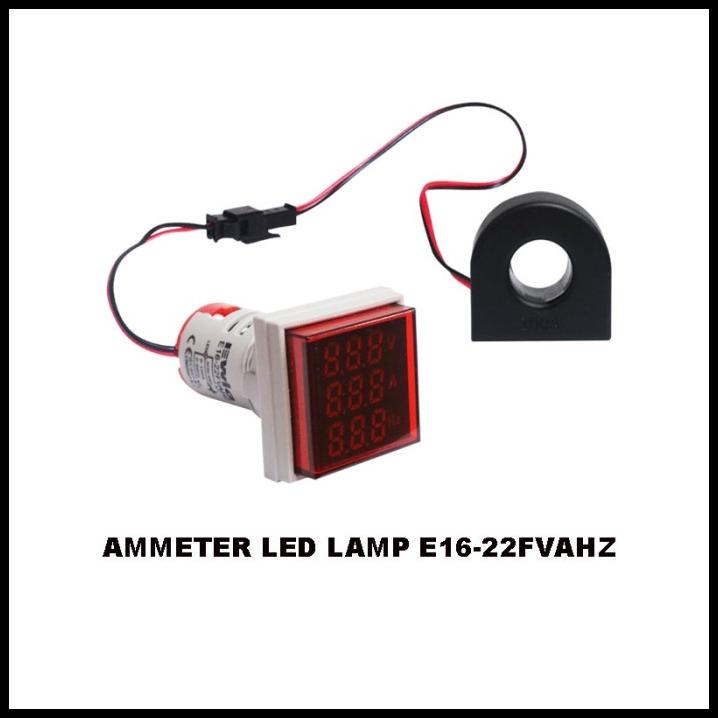 Eelic Eelic Pbt-E16 -22Fvahz Ammeter Lampu Led Indikator Kontrol Ac50-